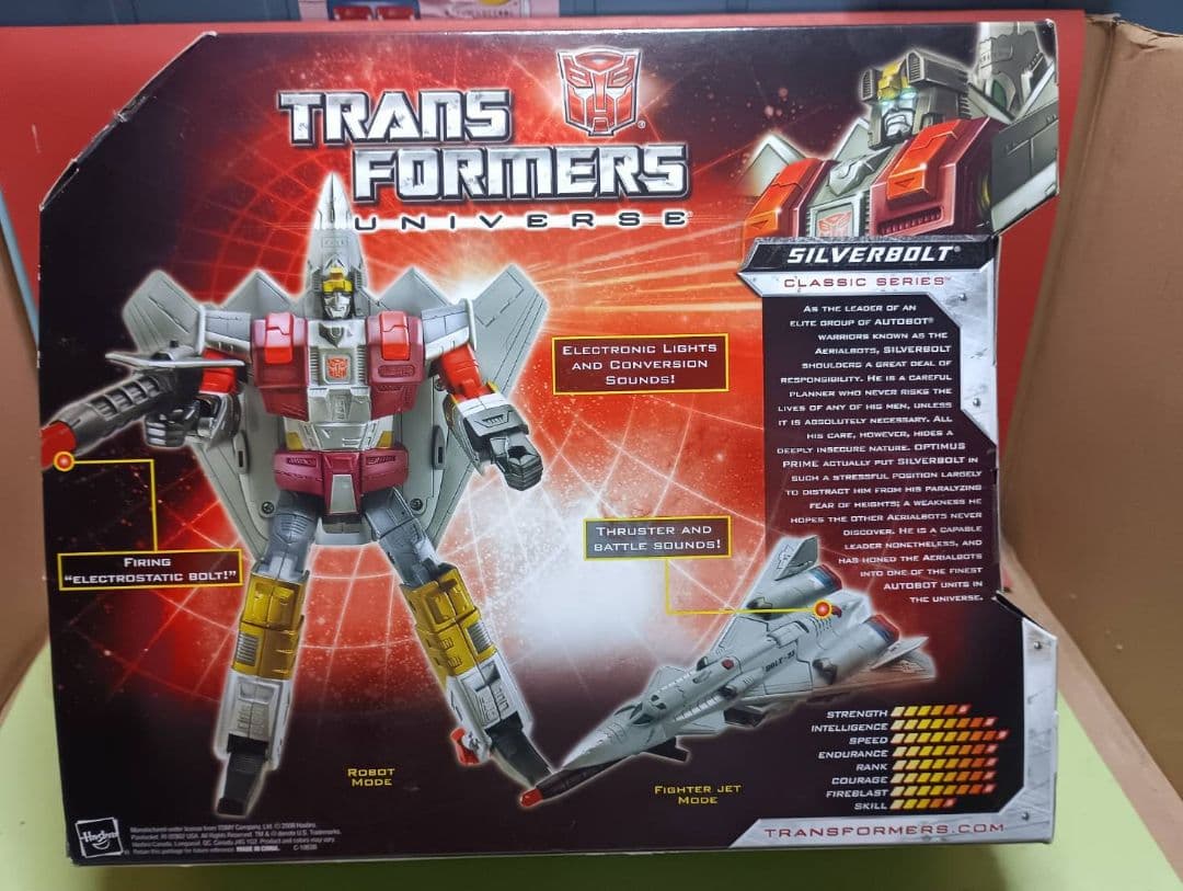 激レア!開封品 日本限定カラー トランスフォーマーウルトラクラス シルバーボルト