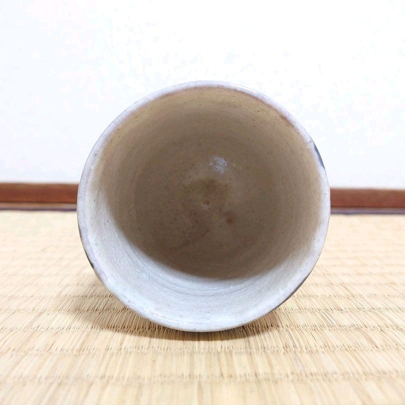 人間国宝 田村耕一 花文 湯呑 ゆのみ 共箱