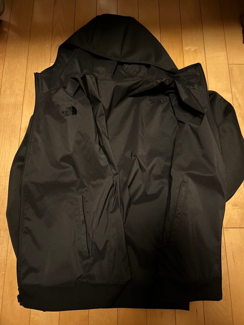 新品　NORTH FACE テックエアースウェットフルジップフーディ ブラック