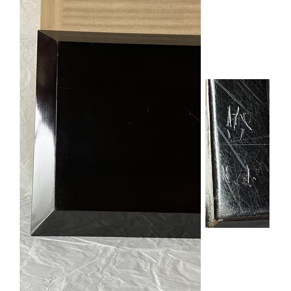 F1405 中村宗哲 蒔絵 四方盆 共箱 木製 蒔絵盆 香盆 茶道具