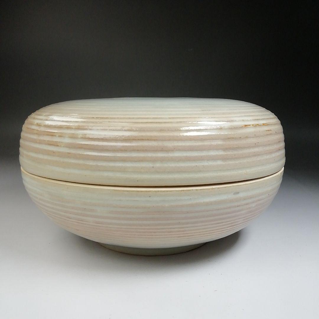 Ｔ７０８　喰籠　『朝日焼』『千段巻』『朝日豊斎』『堀内宗完(兼中斎)書付』共箱