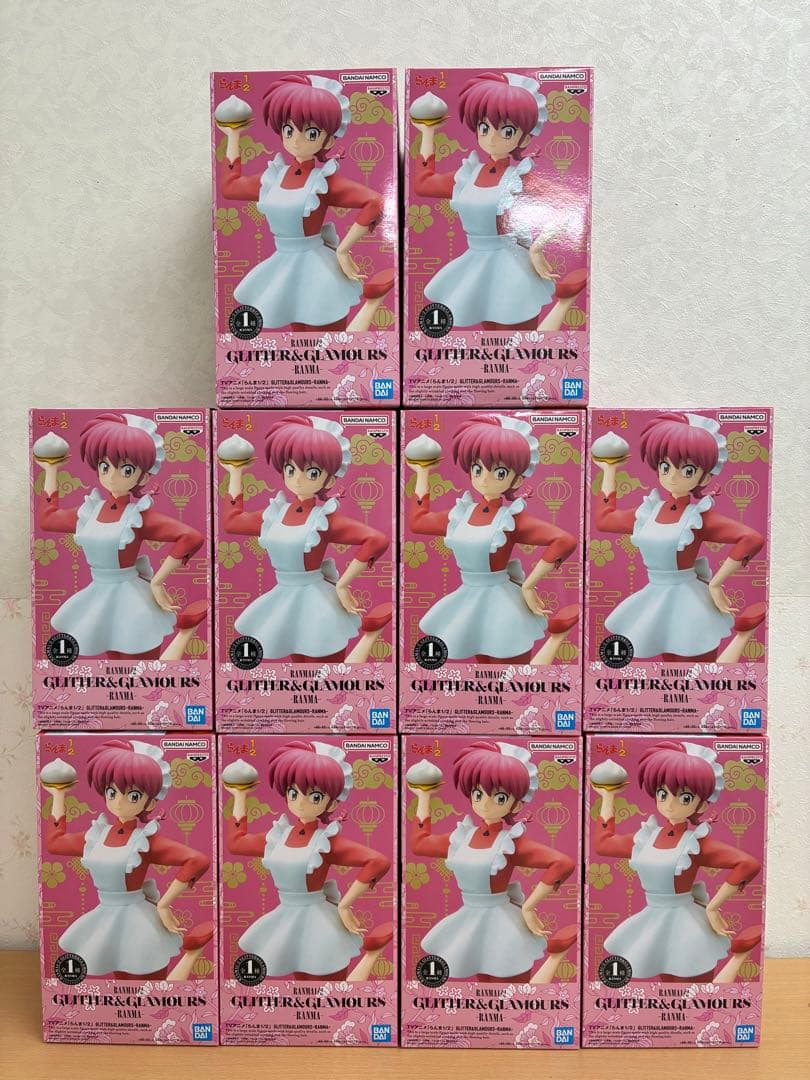 らんま1/2 GLITTER&GLAMOURS らんま　フィギュア　10個セット