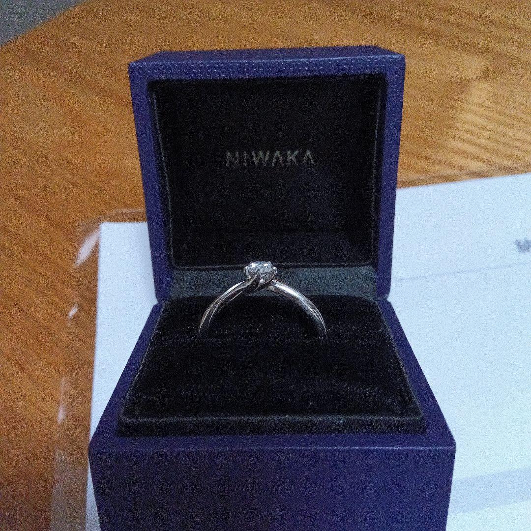 NIWAKA プラチナ ダイヤモンドリング