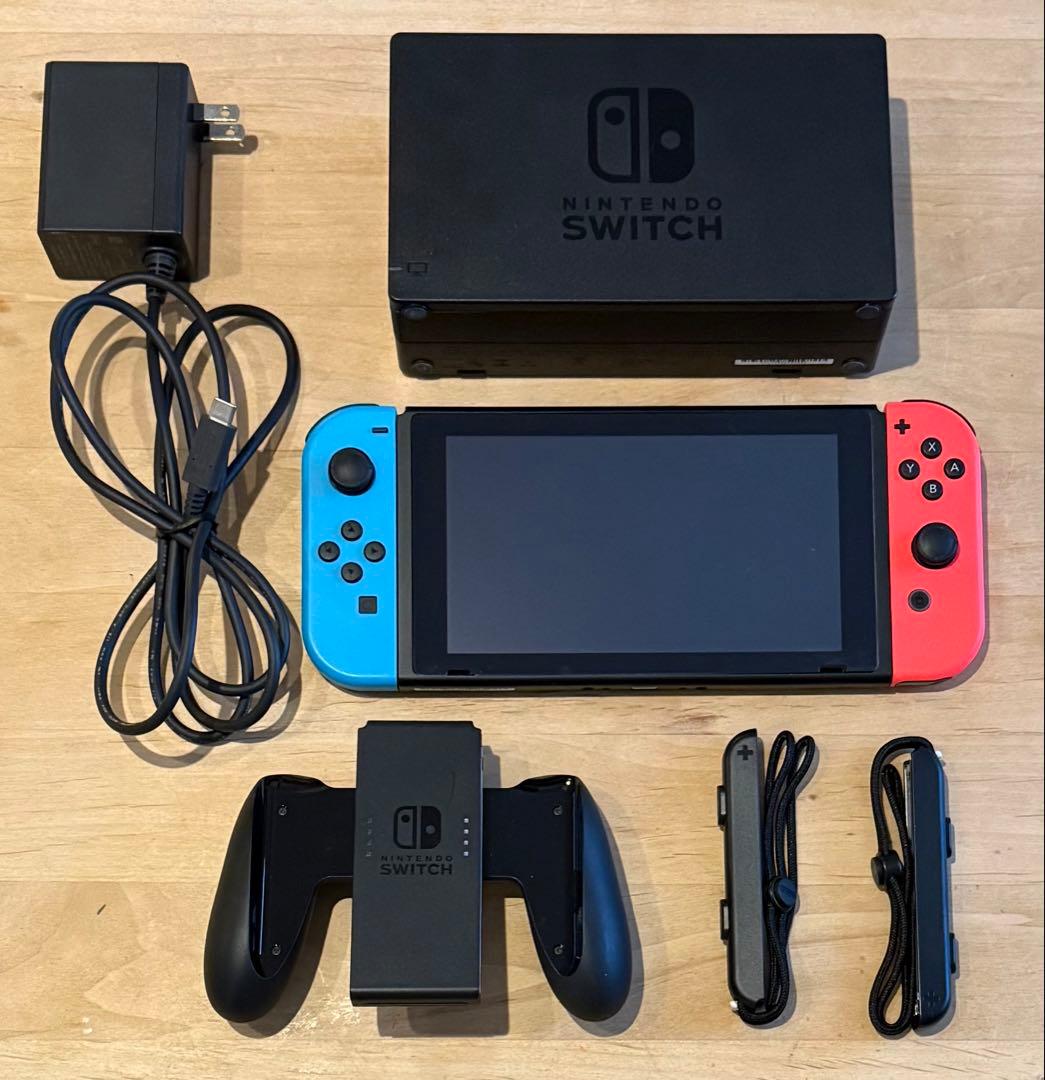 Nintendo Switch本体 （バッテリー強化版:赤箱）Joy-Con付き