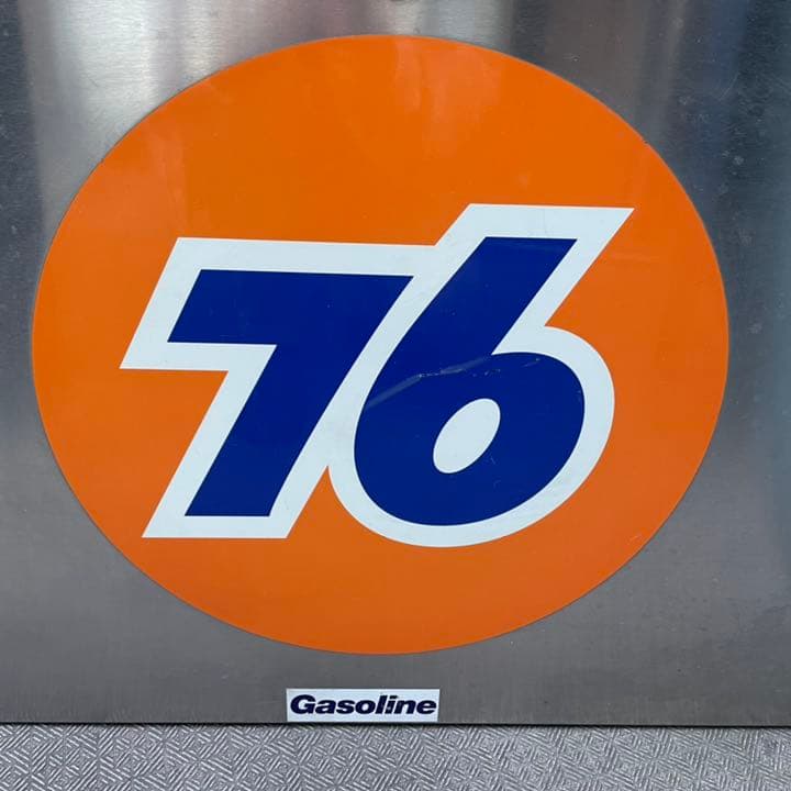 BIG大型ビンテージ　オイル会社76ガソリンスタンド看板実物　ロサンゼルス西海岸