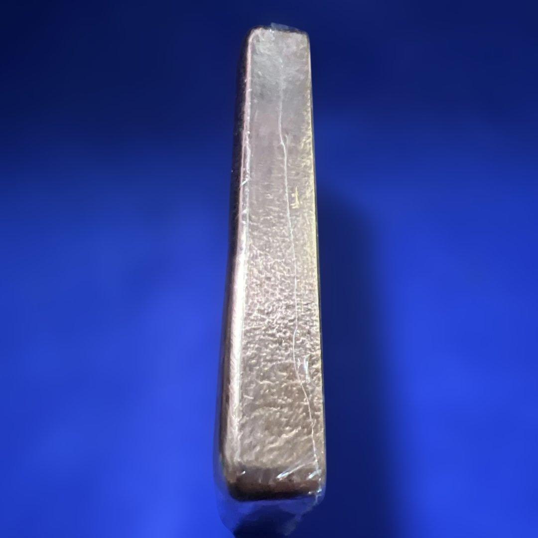 ゲルマニアミント社　1キロ純銅バー　赤金　延べ棒　Cu ペーパーウェイト