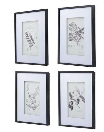 額絵 植物 アートフレーム 4枚セット ボタニカル ナチュラル AN-43782