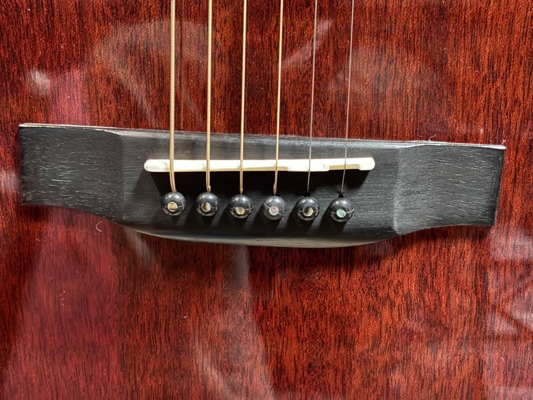 オールマホガニートップ単板/Elvis Ⅱ アコースティックギター ほぼ未使用品