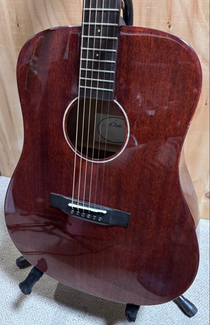 オールマホガニートップ単板/Elvis Ⅱ アコースティックギター ほぼ未使用品