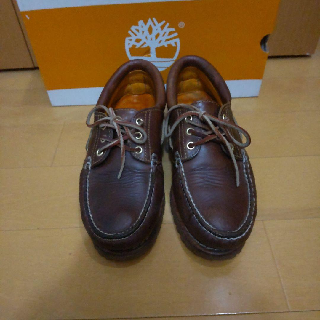 【ケア済】Timberland デッキシューズ 3eye