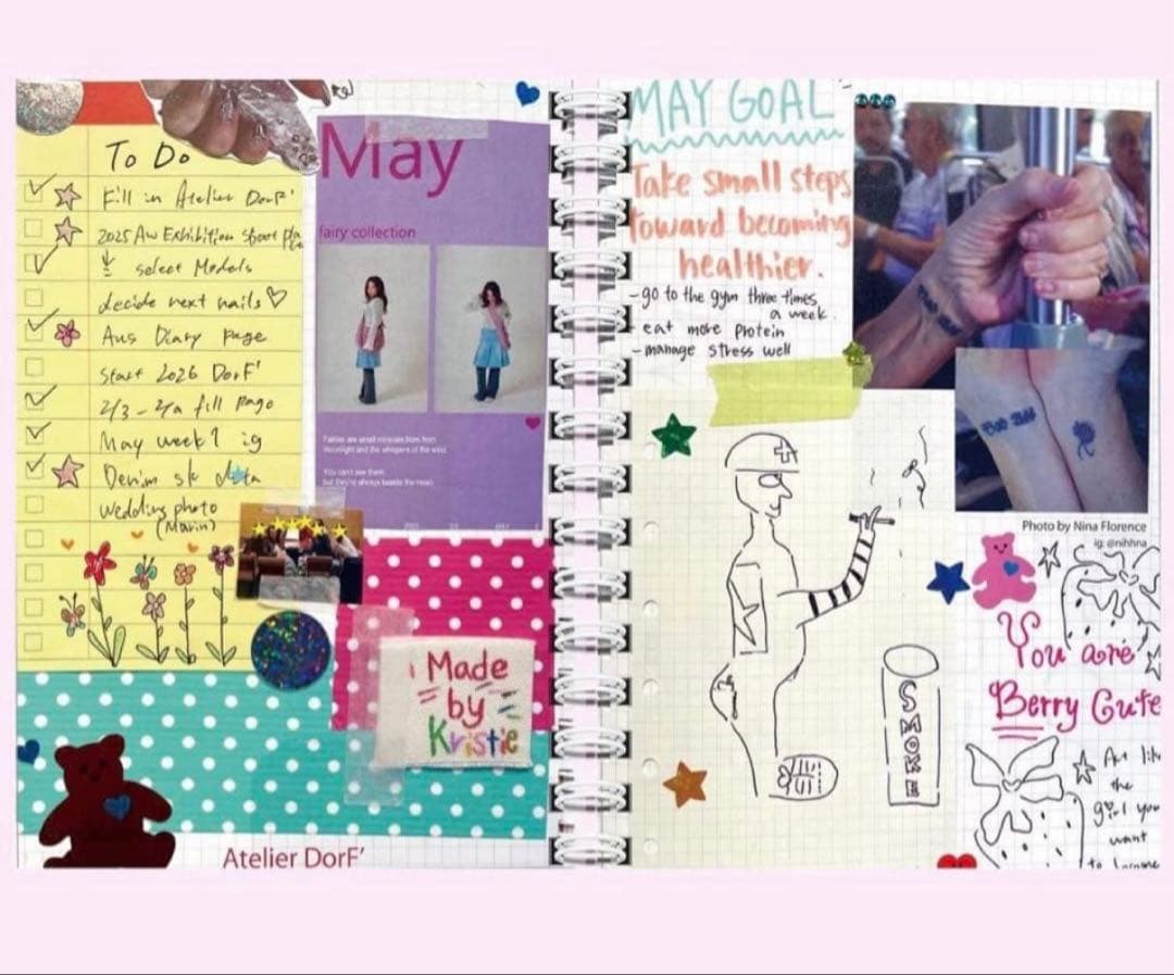 【特典:巾着付き】 Atelier DorF'加藤愛理 スケジュール帳 2026