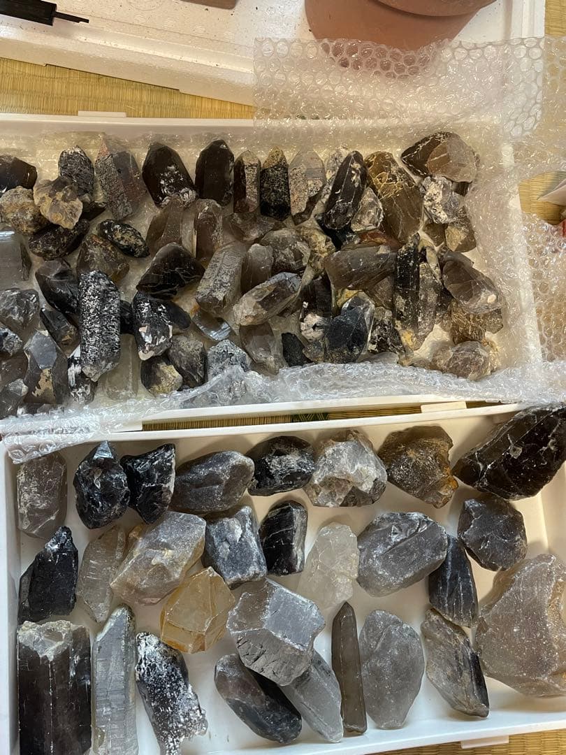 天然石 スモーキークォーツ 110個セット