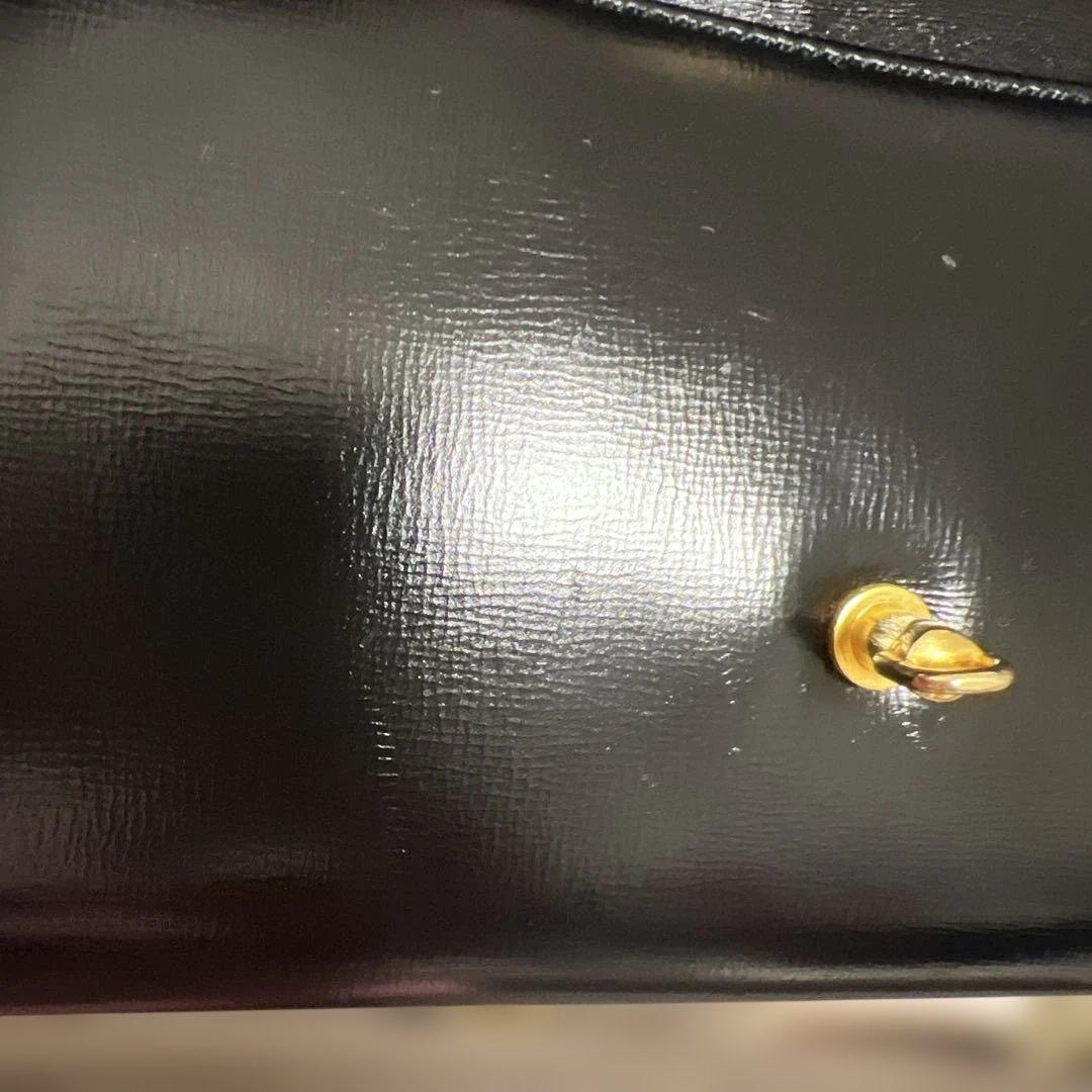 MORABITO 黒 クラッチバッグ ゴールドチェーン