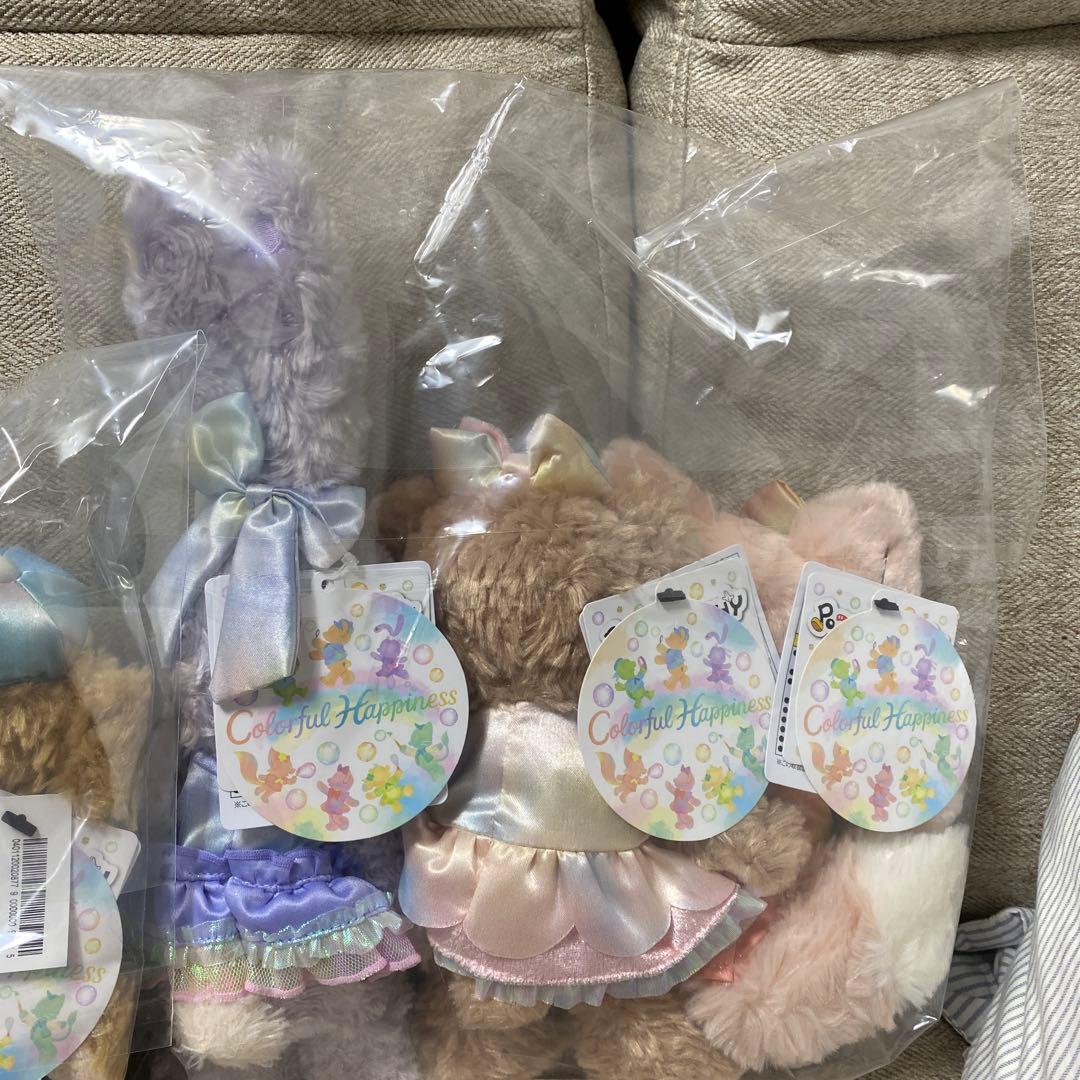 バケパ限定 ダッフィーアンドフレンズ ポージープラッシー7体セット売り