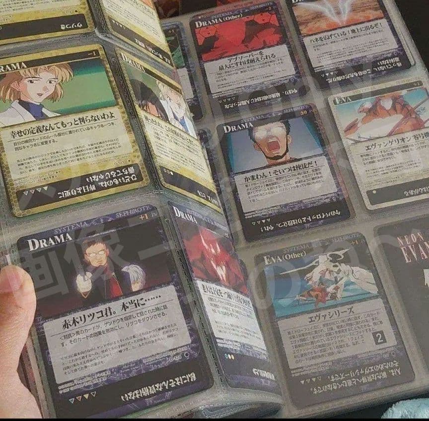 エヴァ カードゲーム第１弾＆第２弾セット 計４０６枚 セミコンプリート