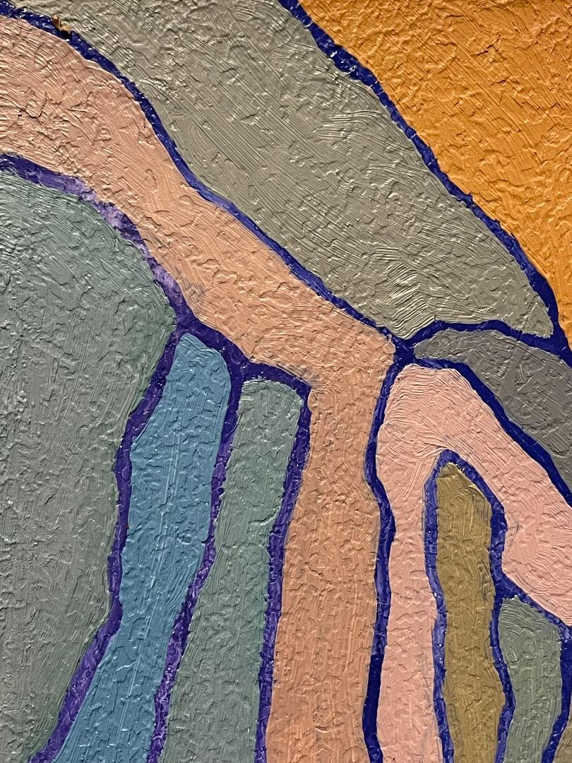 「真作」田代聖太郎「アッシジの街かど」風景画　油彩画　額装　サイン有り　F4号