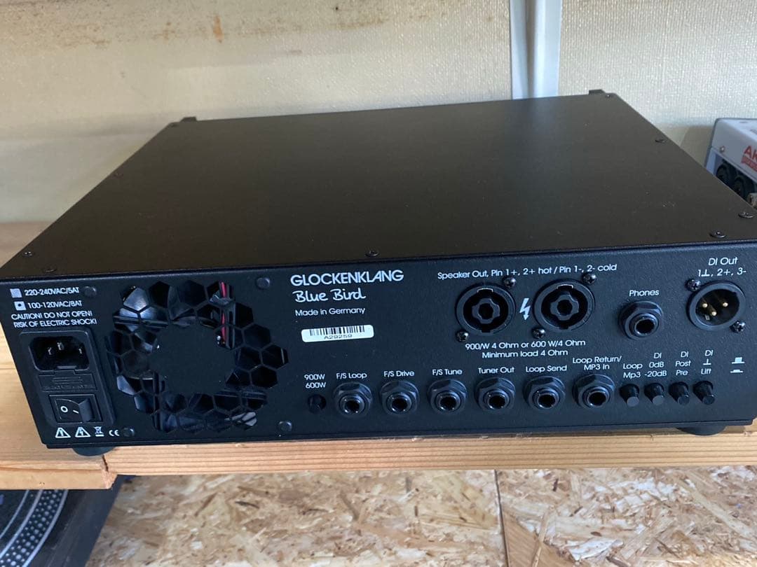 17 GLOCKENKLANG BLUE BIRD ベースアンプ