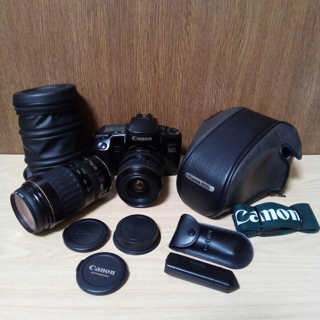 ★Canon★EOS 100QD 一眼レフカメラ＋レンズ2本セット★中古品★