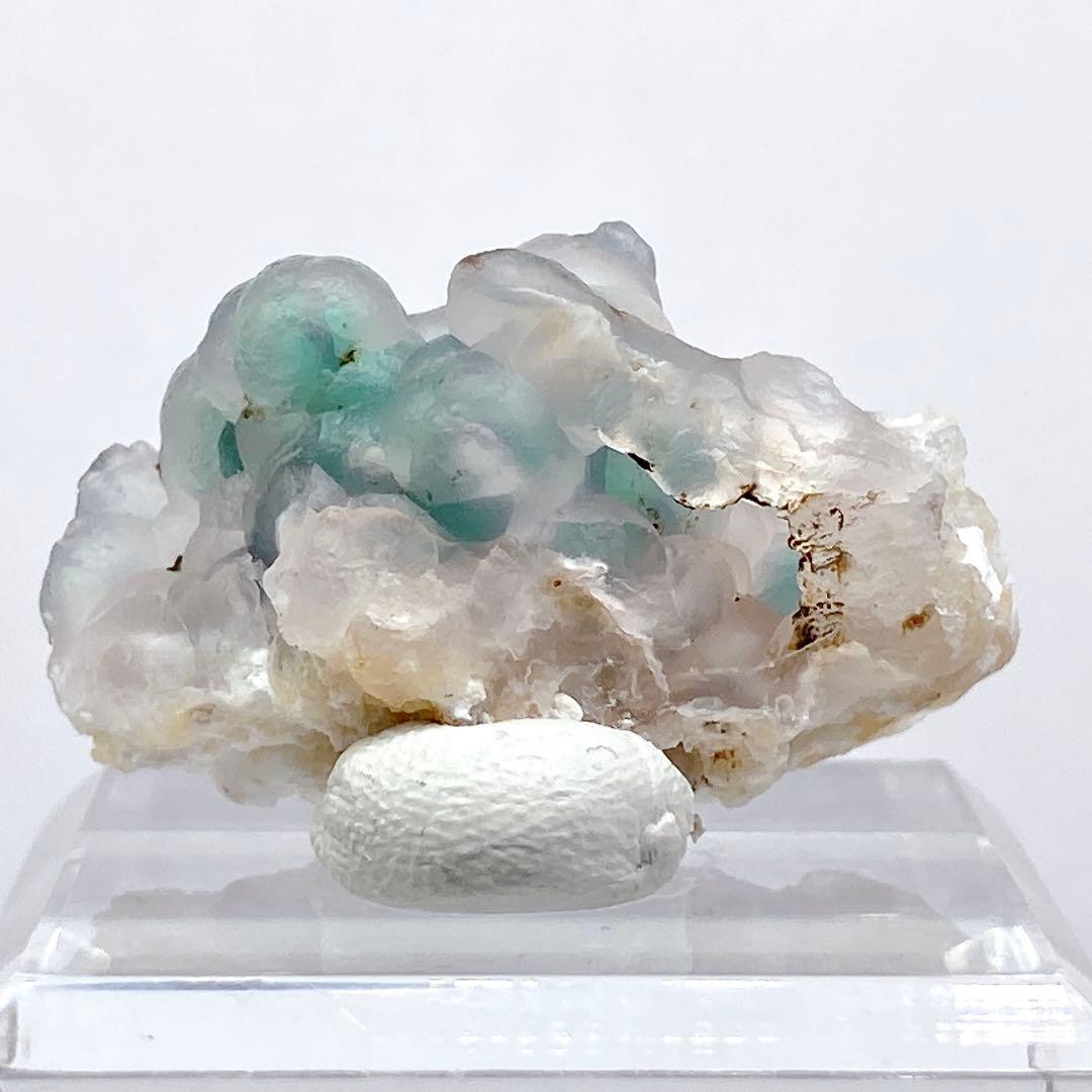 G*G様 『2022年発見』　クリソコラインカルセドニー　原石　鉱物標本　天然石