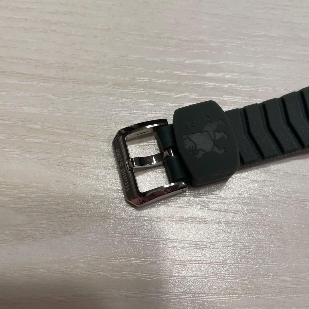 非売品　新品未使用品　グランドセイコー　ラバーベルト21mm グリーン/カーキ