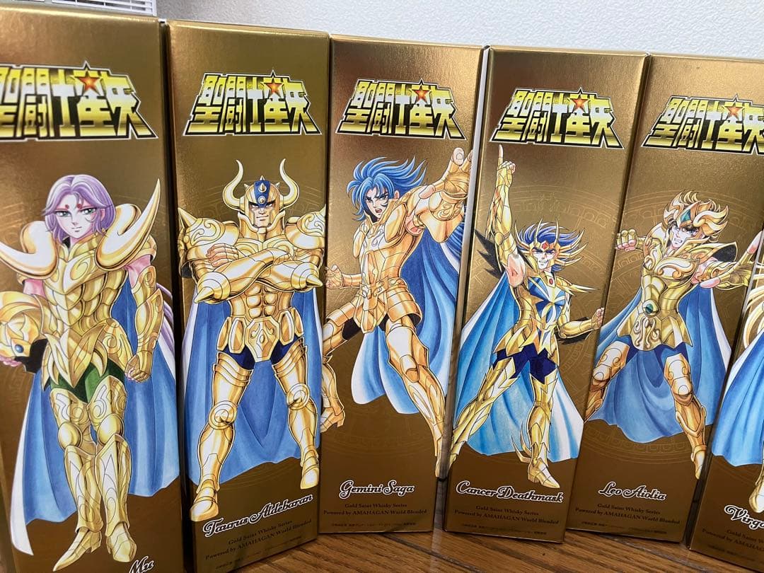 長浜蒸溜所　聖闘士星矢　黄金聖闘士ウイスキー　12本コンプセット