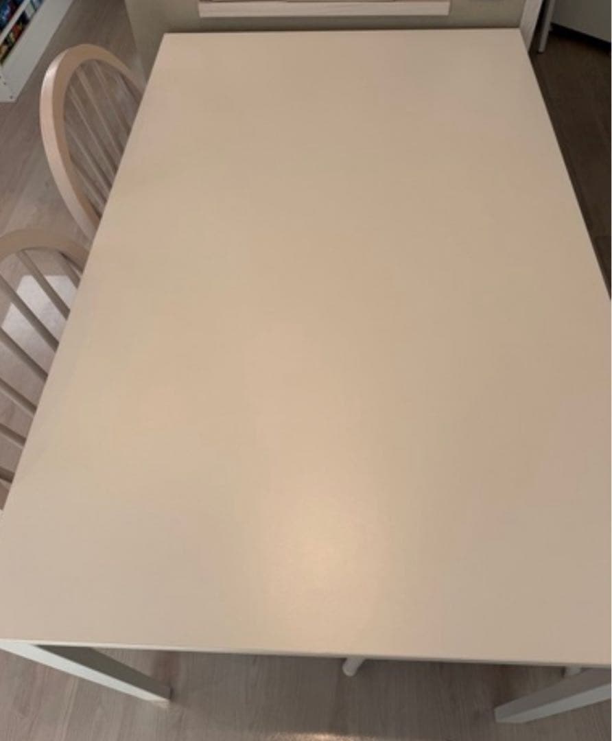 お値下げ！美品　IKEA VANGSTA ヴァングスタ 伸長式テーブル　ホワイト