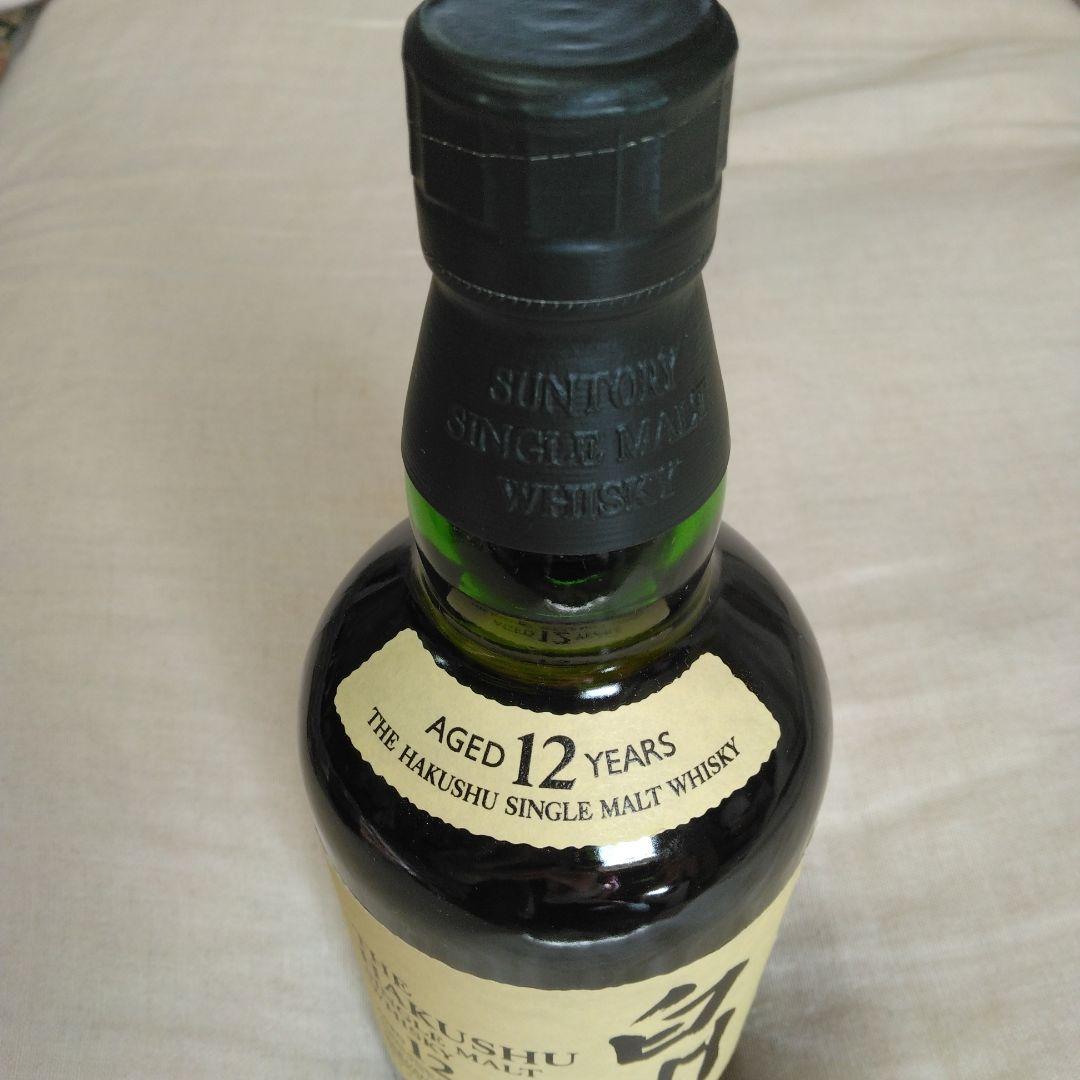 新品！サントリーシングルモルトウイスキー　白州12年　700ml　43％　箱なし