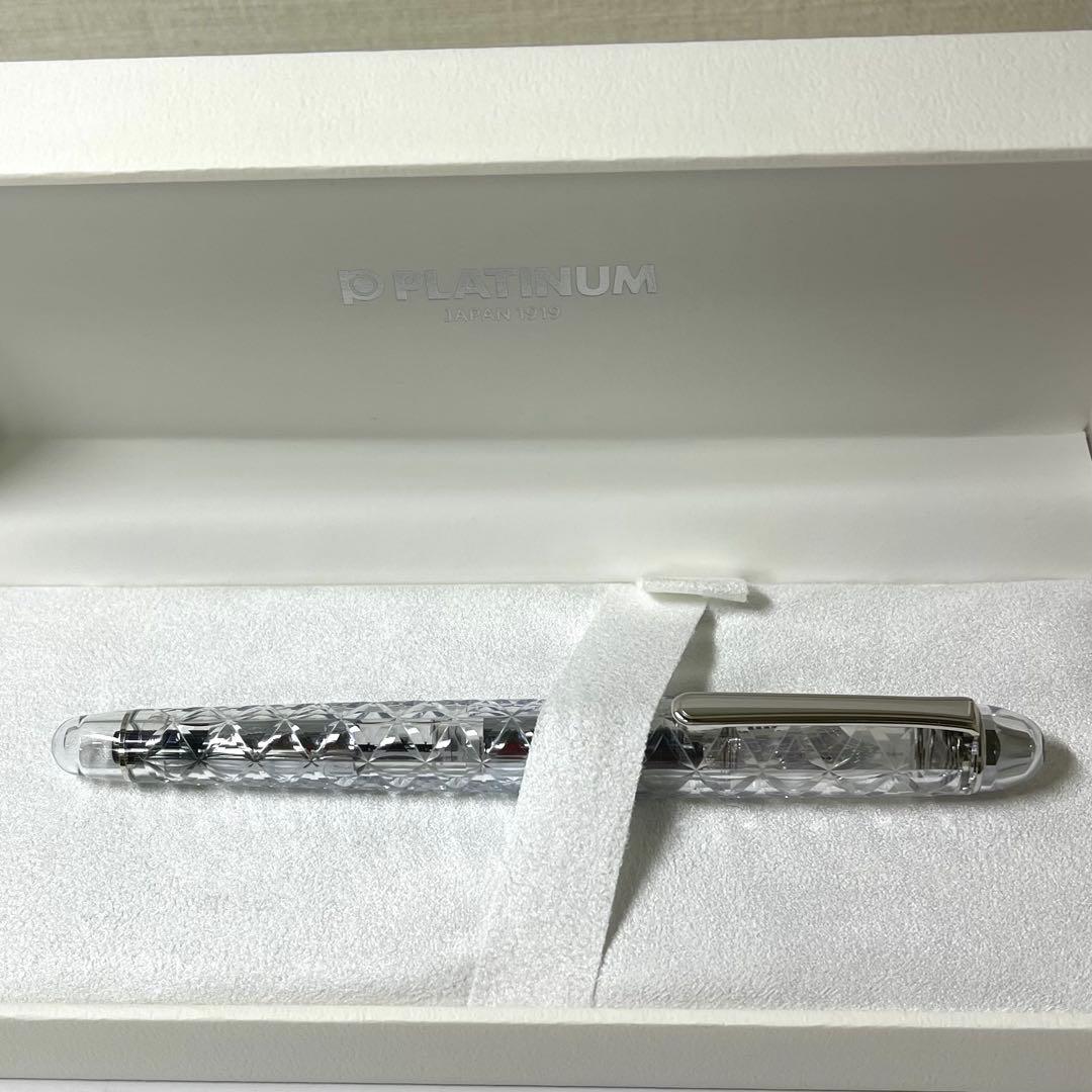 【限定品・未使用】PLATINUM Century 万年筆 六花 ニブ中軟