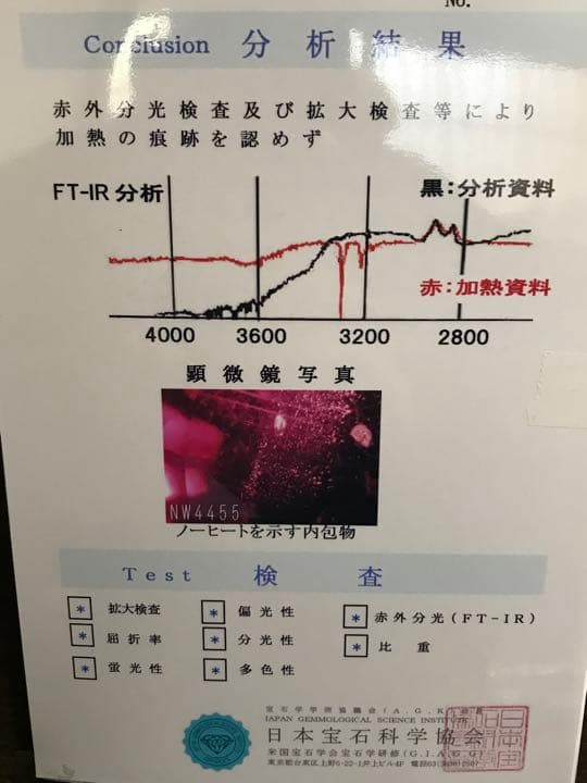 希少　非加熱　ルビー　ピジョンブランド系　ダイヤモンドk18wgリング