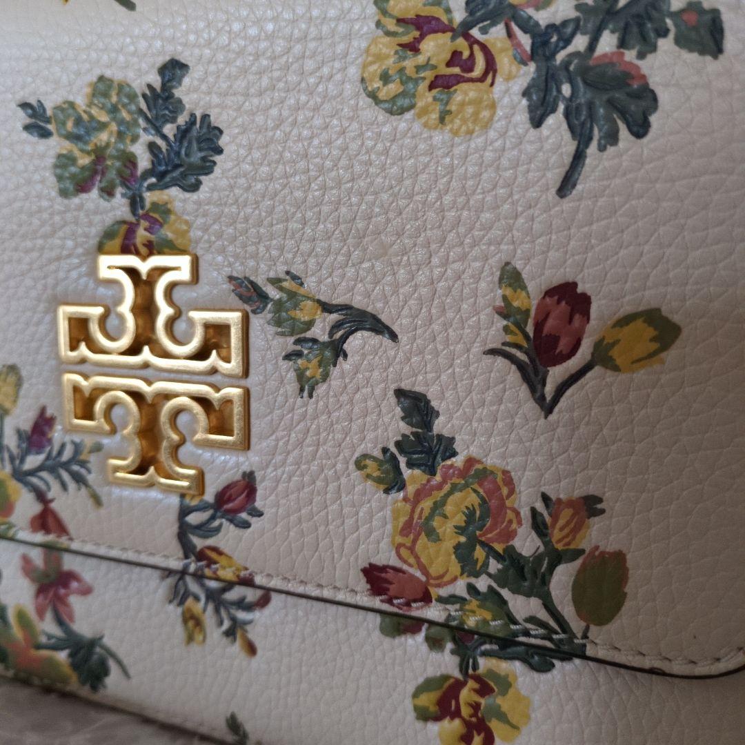 Tory Burch フローラルショルダーバッグ