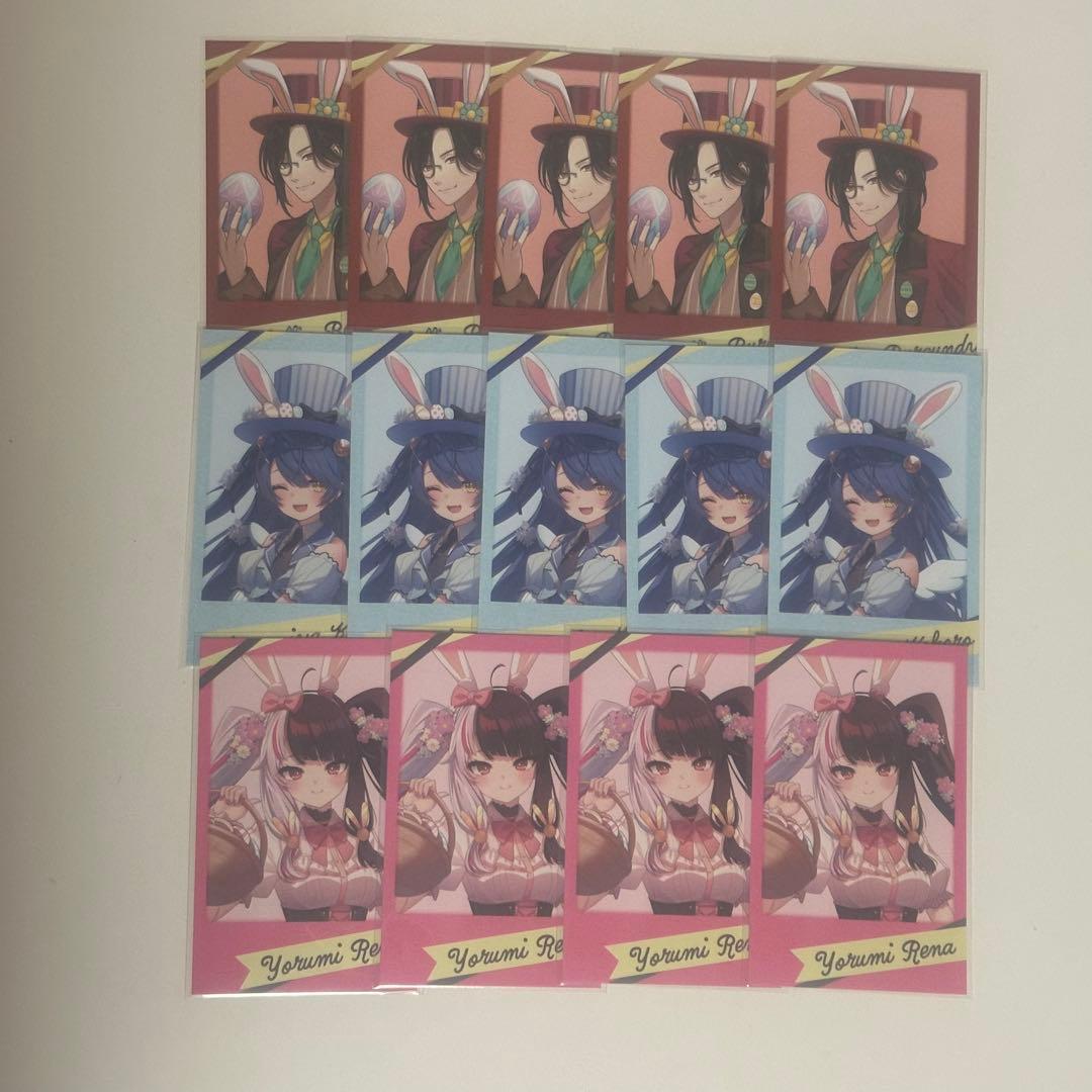 にじさんじ　チェキ バラ売り　各350円