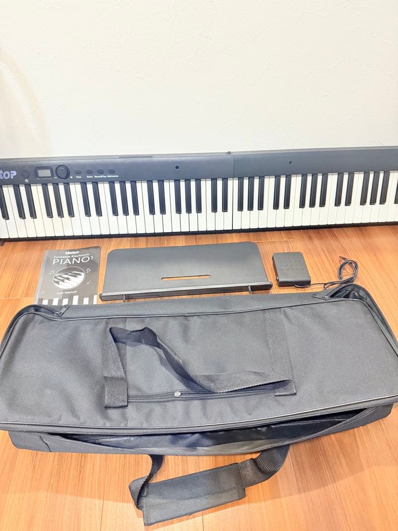 【イルカはいるか】Veetop V-40 折りたたみ式電子ピアノ 88鍵