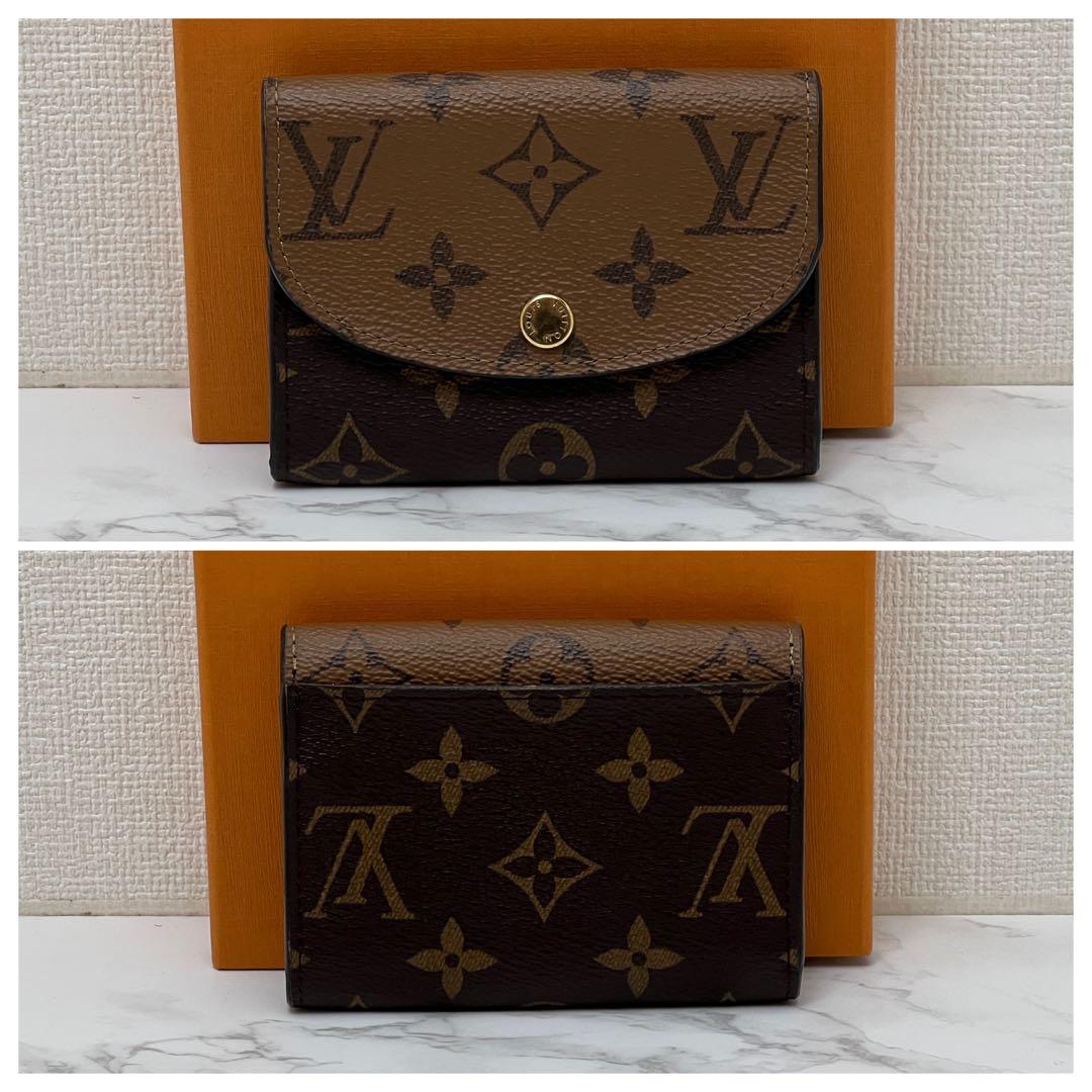 ルイヴィトン ポルトモネ・ロザリ ケース 現行品 ブラウン カードケース