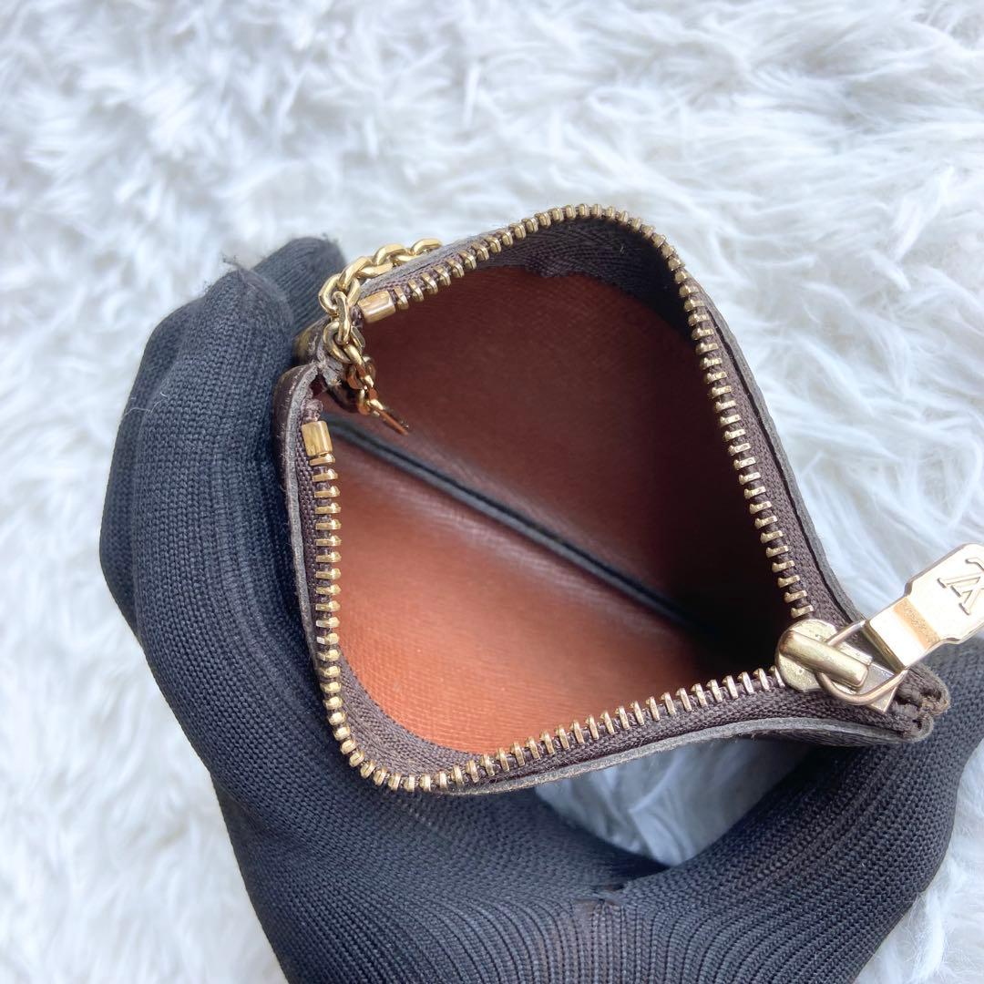 ルイヴィトン モノグラム ポシェット クレ ケース 小銭入れ キーケース