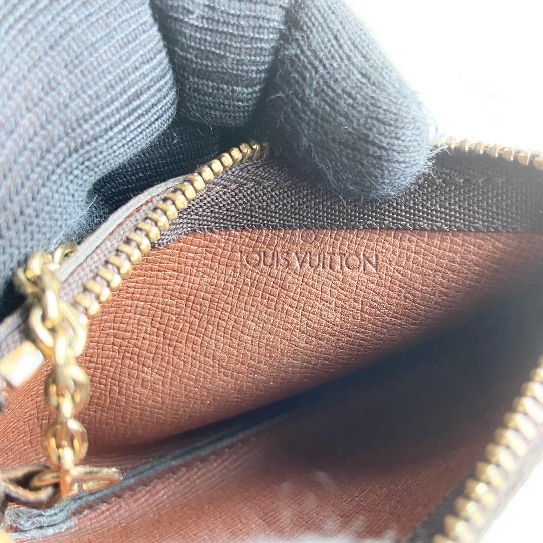 ルイヴィトン モノグラム ポシェット クレ ケース 小銭入れ キーケース