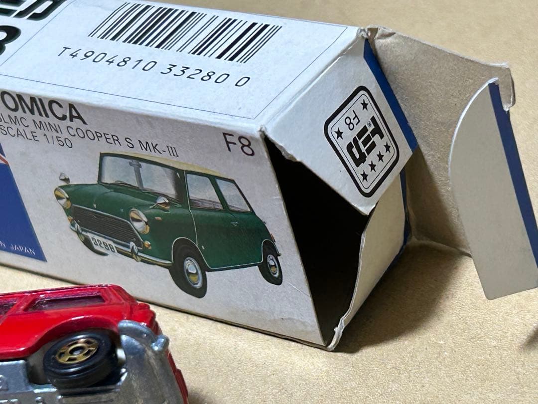 訳あり トミカ ミニクーパー クリヤマ模型 タミヤ 赤