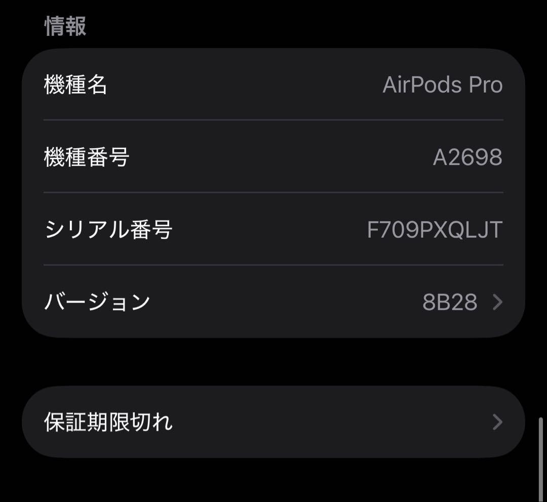 AirPods Pro (第2世代) 本体　Lightning版