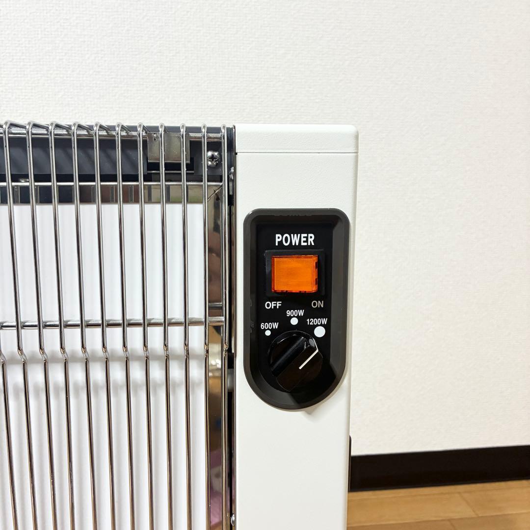 サンラメラ 1200W型 セラミックヒーター暖房(未使用の布カバー付き)