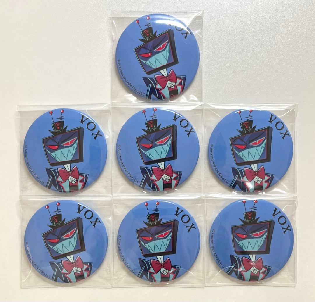 ハズビンホテル　ヴォックス　新宿マルイ　シークレット缶バッジB 7点