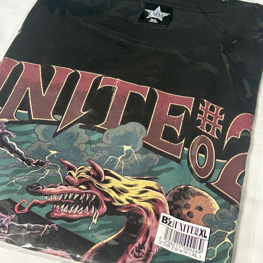B'z UNITE#2 マンウィズ コラボTシャツ XLサイズ 【新品未開封】