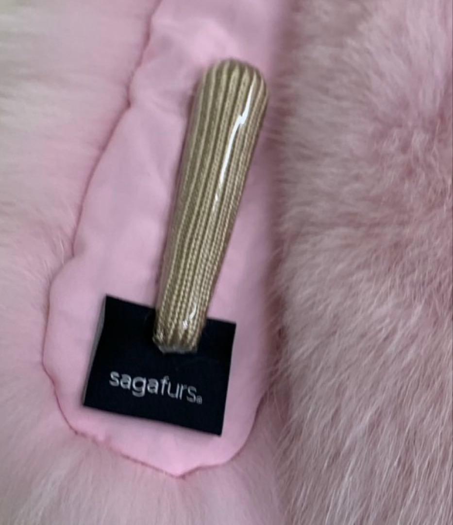 【新品 ファーマフラー】シャドーフォックス【ライトピンク】