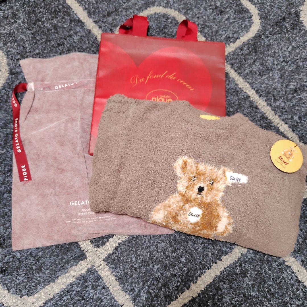 【新品タグ付・ラッピング済】ジェラピケ×シュタイフ　初期コラボ　ワンピース