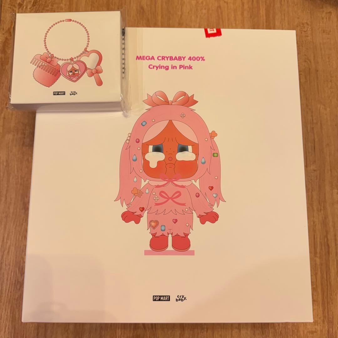 その他 POPMART MEGA crybaby 400% crying in pink