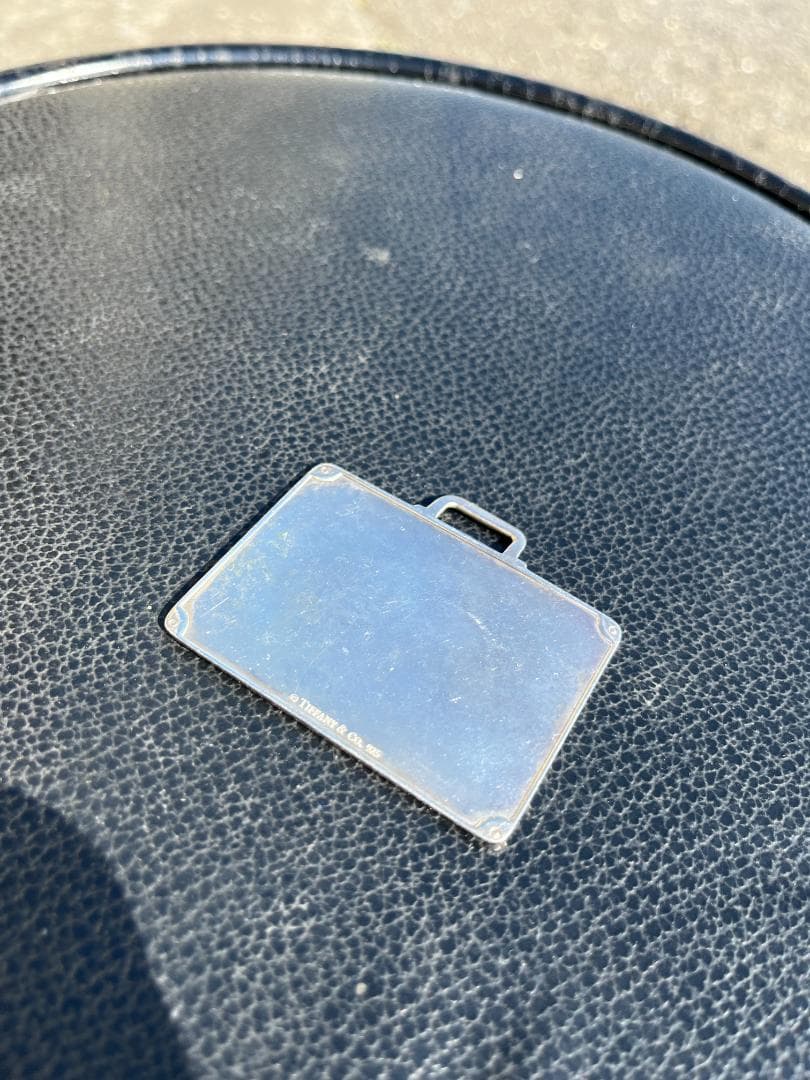 希少 ビンテージ ティファニー シルバー925 ラゲージタグ 銀 小物