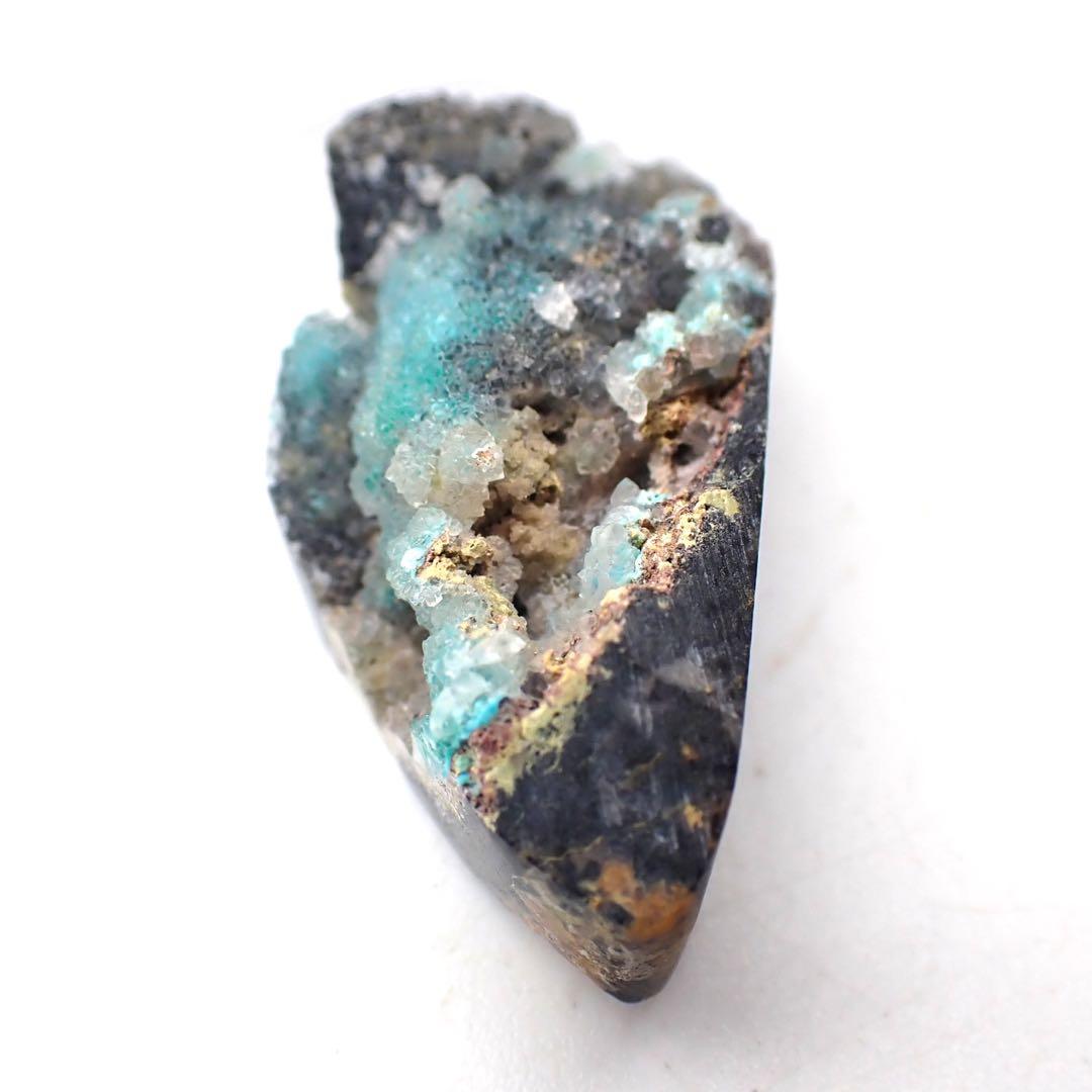 【ペルー/リリー産】クリソコラクォーツ(ドゥルージー)