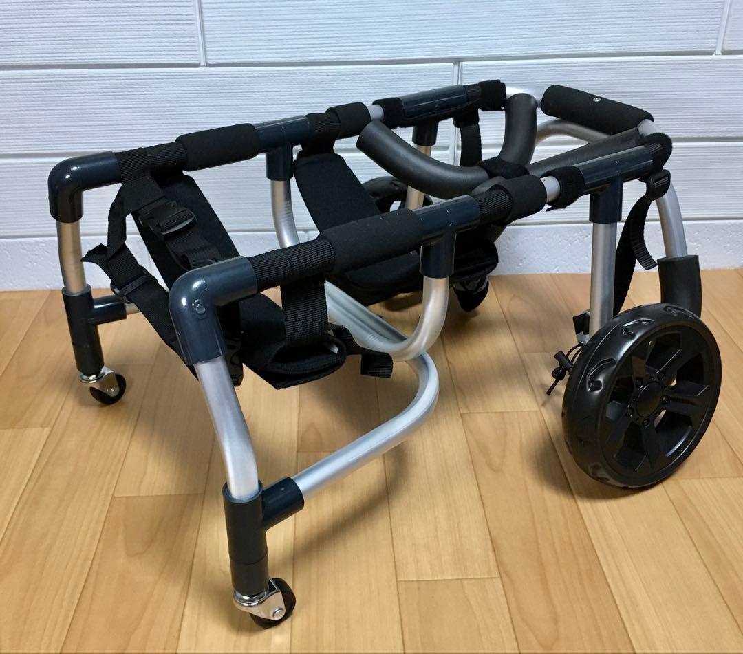 くみちゃん♪ページ　中型犬用2輪4輪切り替え仕様車椅子　歩行器