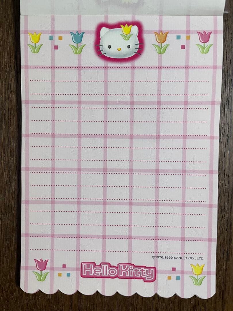 レア♡サンリオ♡キティ チューリップ レターパッド 1999年