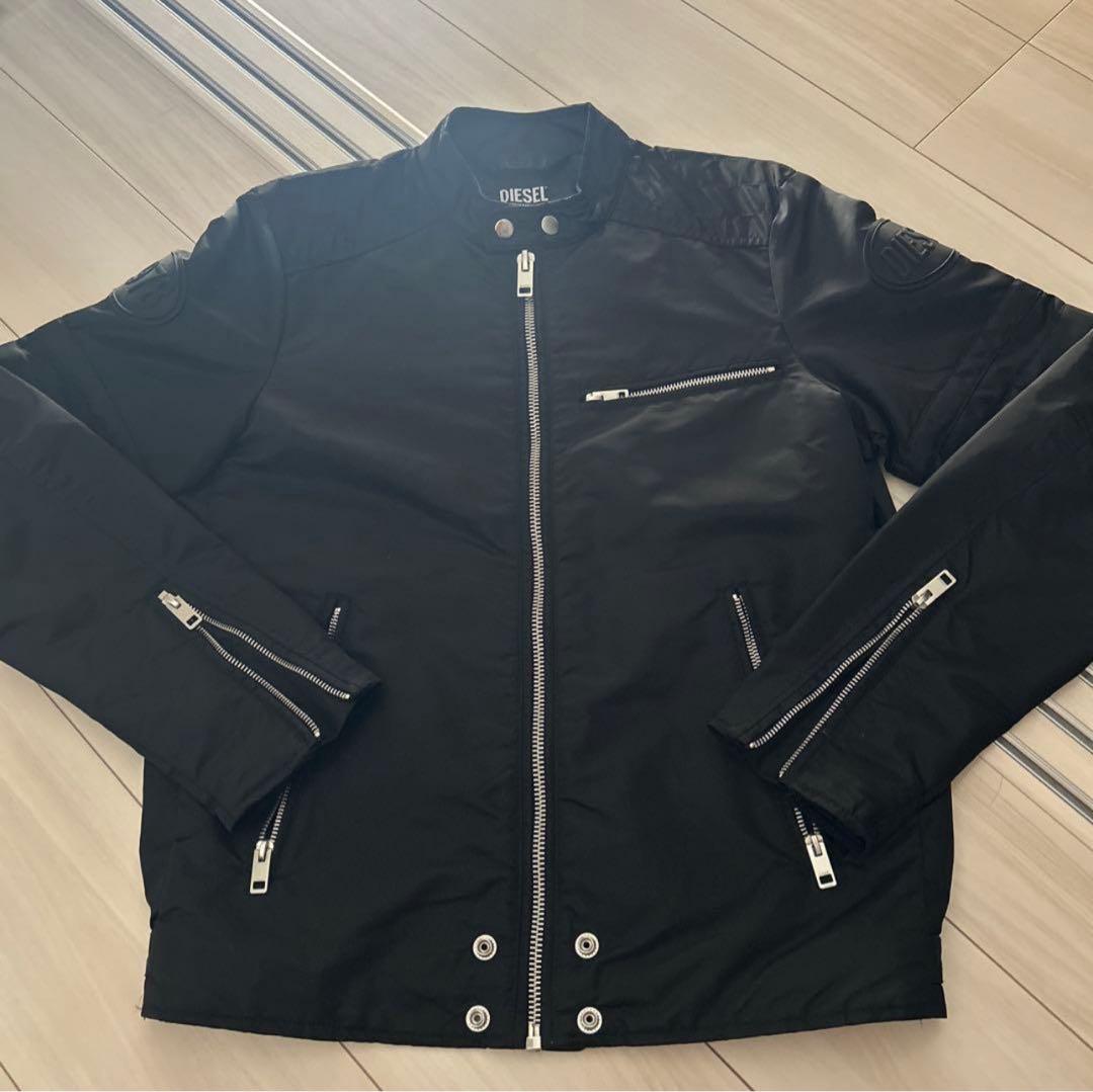 仲良しさん　専用　 DIESEL ブラック シングルライダースジャケット