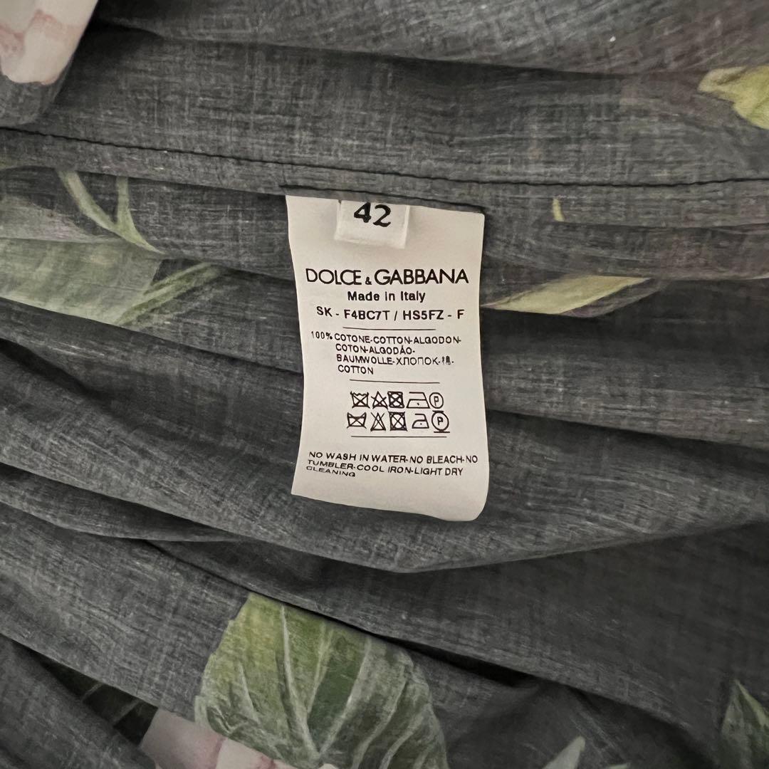 ドルチェアンドガッバーナ　花柄スカート　サイズ42