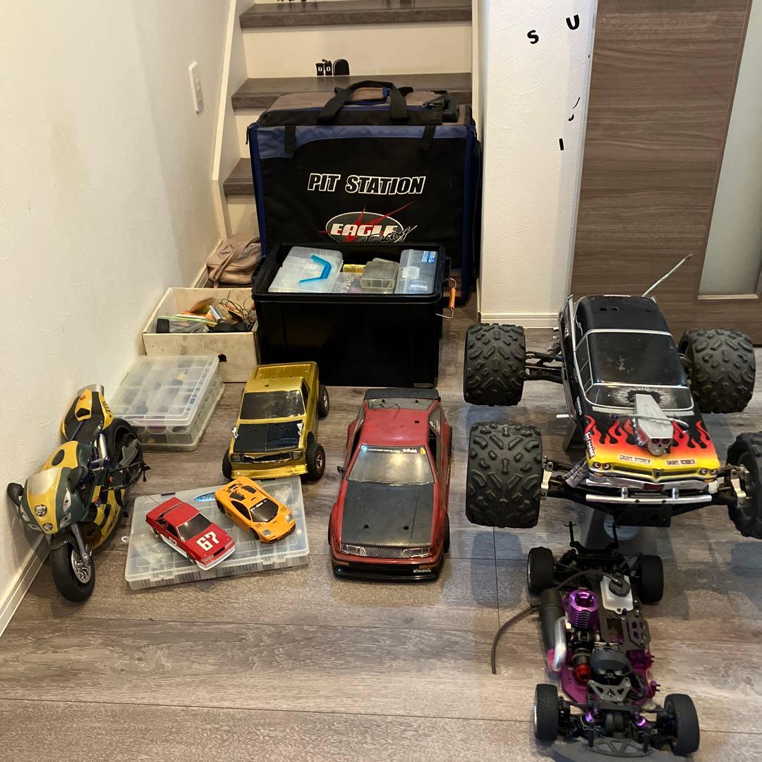 hpi サベージ　ドリフ　エンジンバイク　ミニッツ